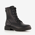 Softline dames veterboots zwart 1