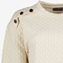 TwoDay dames sweater met knopen beige 3