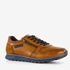 Leren heren sneakers cognac bruin