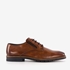 Bugatti leren heren veterschoenen cognac bruin 7