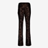 TwoDay dames glitter flared legging bruin 2