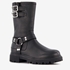 Groot leren meisjes biker boots 1