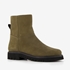 Hush Puppies leren dames boots olijfgroen 1