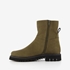 Hush Puppies leren dames boots olijfgroen 2