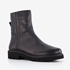 Hush Puppies leren dames boots zwart