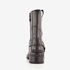 Harper leren dames biker boots met studs zwart 3