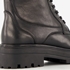 Harper leren dames veterboots zwart 6