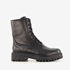 Harper leren dames veterboots zwart 7