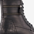 Harper leren dames veterboots zwart 6