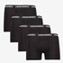 Heren boxershorts 4-pack zwart