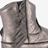 Groot leren babyschoenen metallic grijs 6