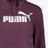 Puma Essentials Logo dames hoodie donkerpaars 3