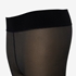 Dames fleece panty zwart 3