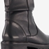 Hush Puppies leren dames enkellaarsjes zwart 6