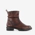 Hush Puppies leren dames enkellaarsjes bruin 7