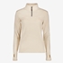 Dames skipully met rits beige