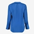 TwoDay satijnachtige dames blouse kobalt blauw 2