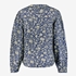 TwoDay dames blouse bloemenprint blauw beige 2