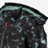 Mountain Peak kinder ski-jas met print zwart blauw 3