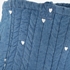 Dames schoudertas blauw met hartjes 3