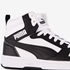 Puma rebound V6 Mid jongens sneakers zwart wit 6