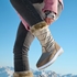 Mountain Peak gevoerde dames snowboots goud 8