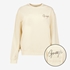 Dames sweater met backprint beige