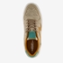 Heren sneakers beige groen 5