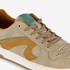 Heren sneakers beige groen 6