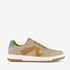 Heren sneakers beige groen 7