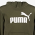 Puma ESS Col 2 Big Logo kinder hoodie donkergroen 3