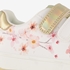 Blue Box meisjes sneakers wit met bloemen 6