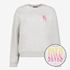 Dames sweater met backprint grijs