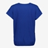 TwoDay dames T-shirt met structuur kobalt blauw 2