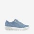 Hush Puppies suede dames sneakers lichtblauw 7