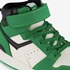 Blue Box hoge jongens sneakers groen wit 6