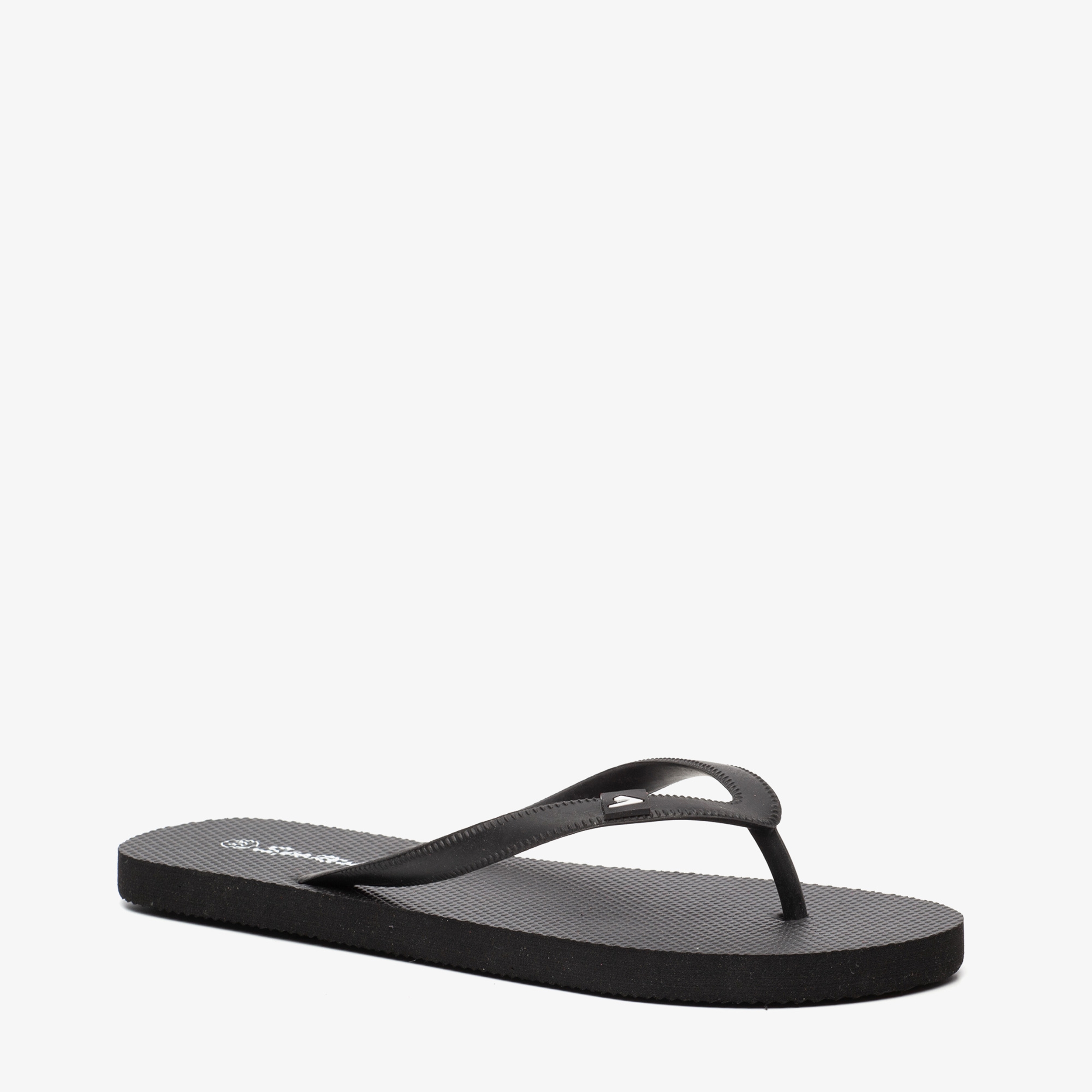 zwarte teenslippers dames