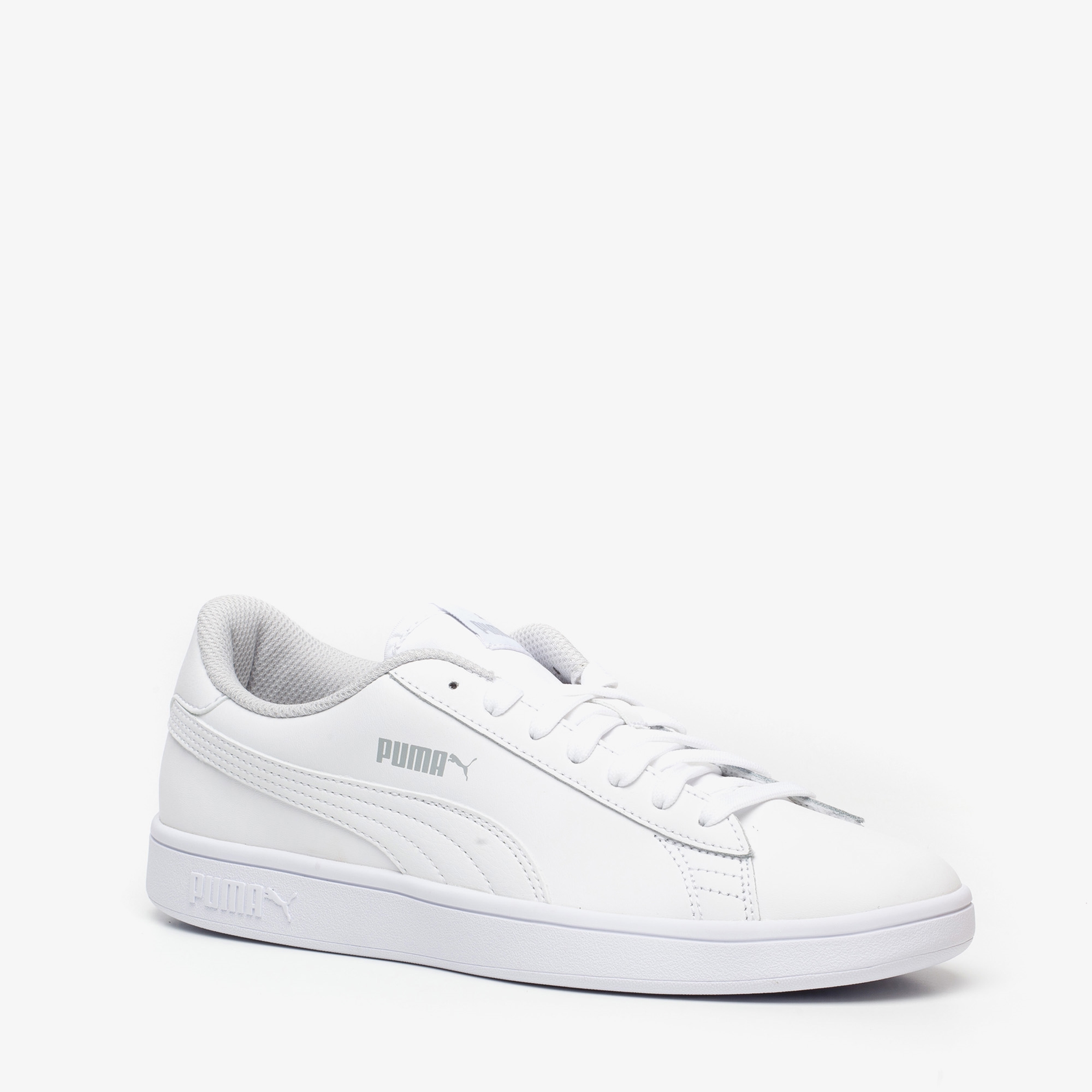puma smash v2 l white sneakers