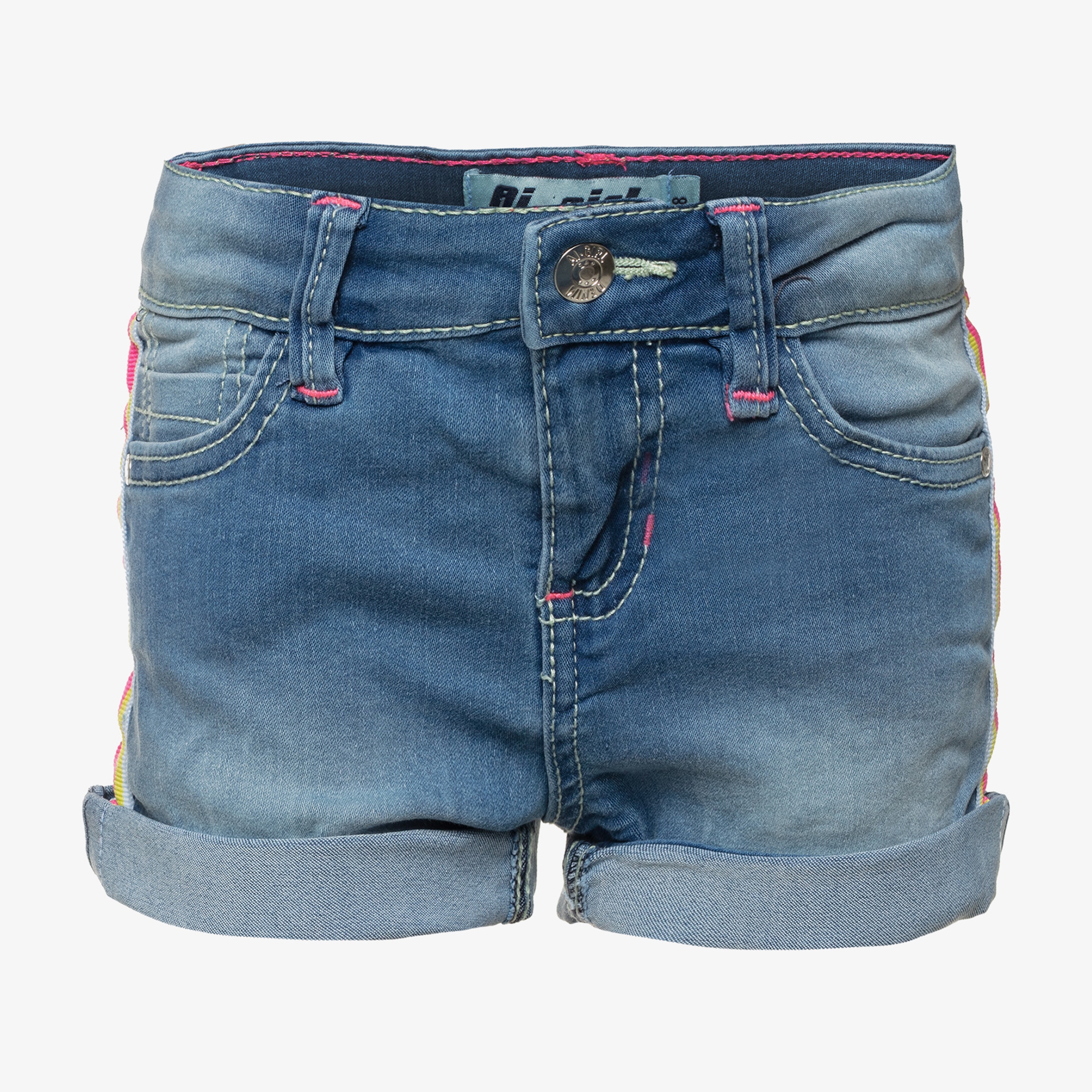 Denim couleur broek voor meisjes Amazon Meisjes Kleding Broeken & Jeans Korte broeken Capris 