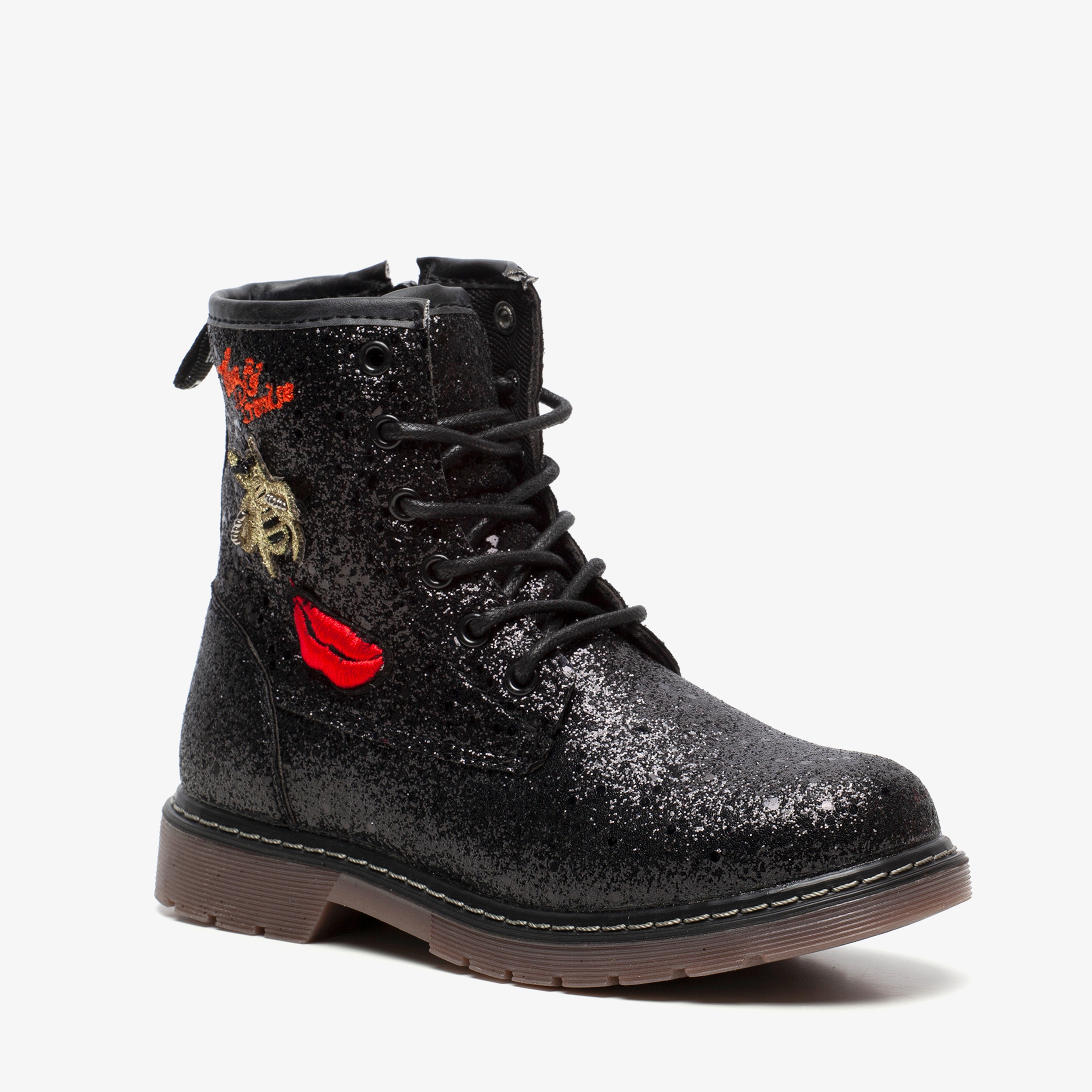 Blue Box meisjes veterboots met glitters | Scapino.nl Blue Box meisjes veterboots met glitters | Scapino.nl