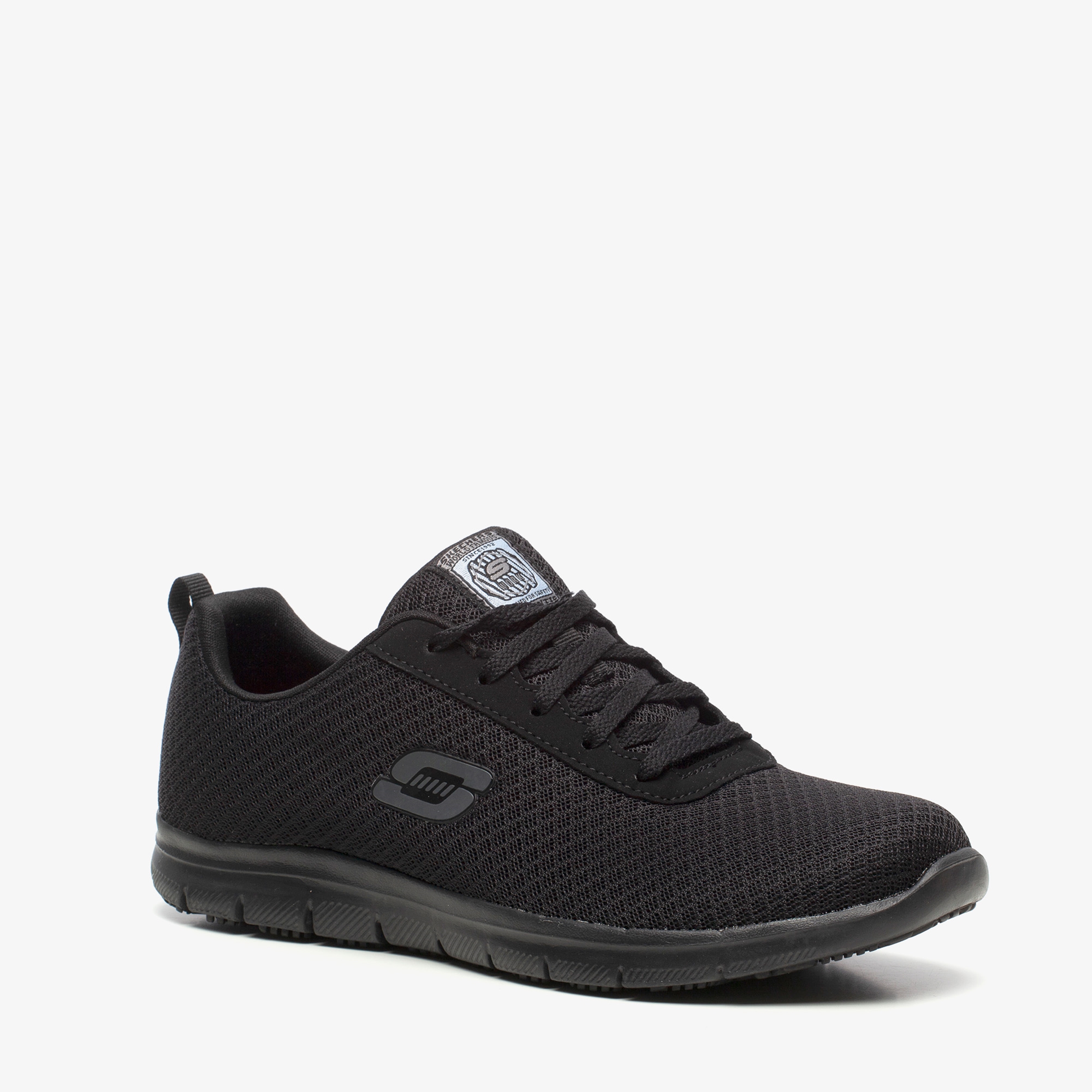 skechers werkschoenen dames zwart
