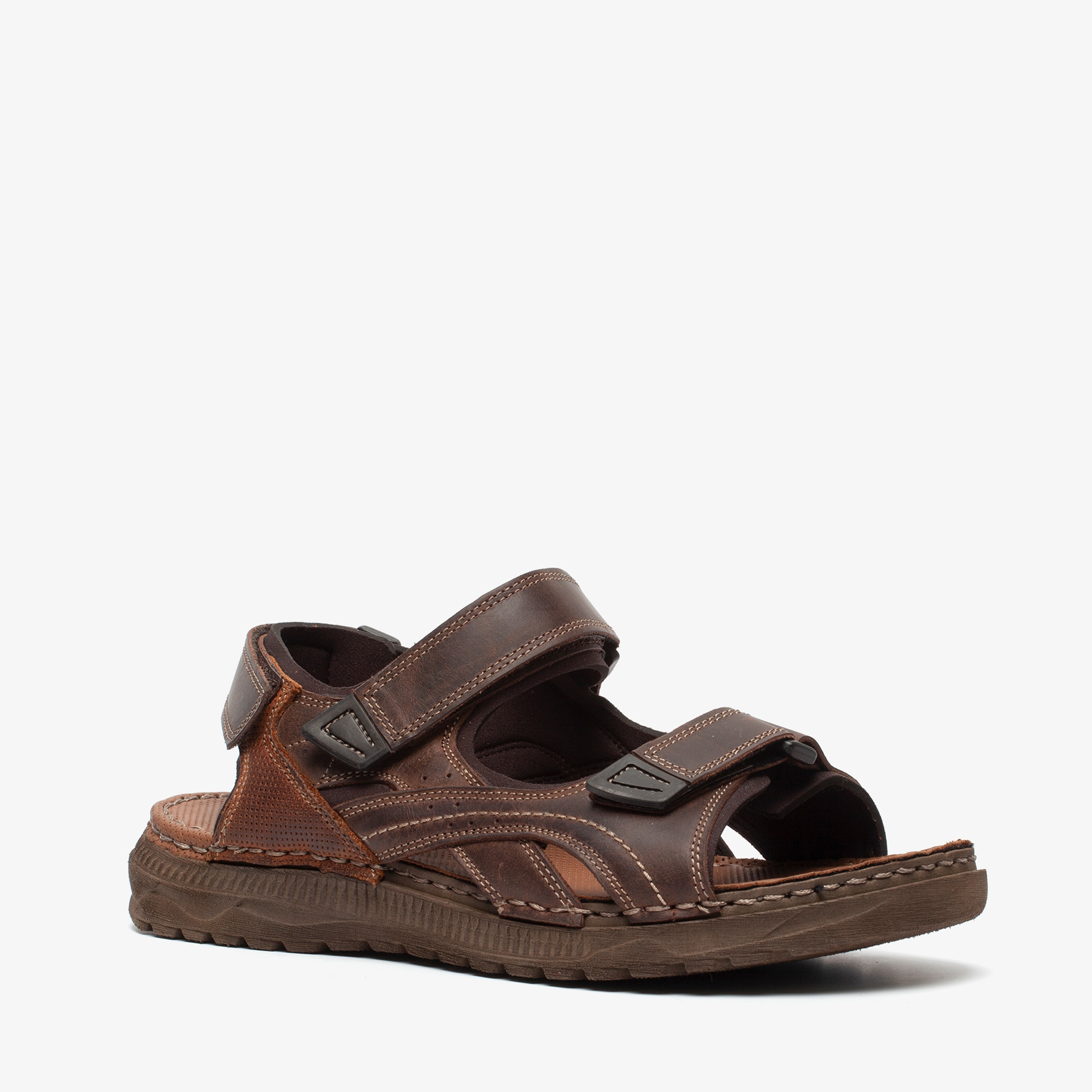 Mountain Peak leren heren sandalen online bestellen | Scapino