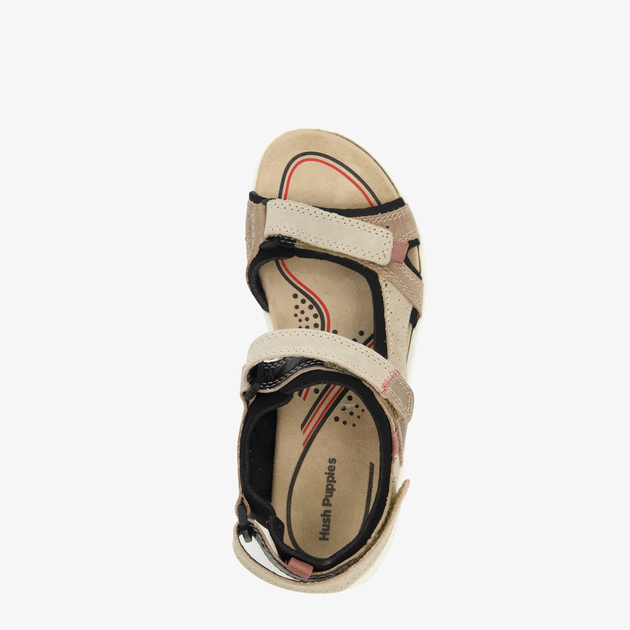 hush puppies sandalen bruin