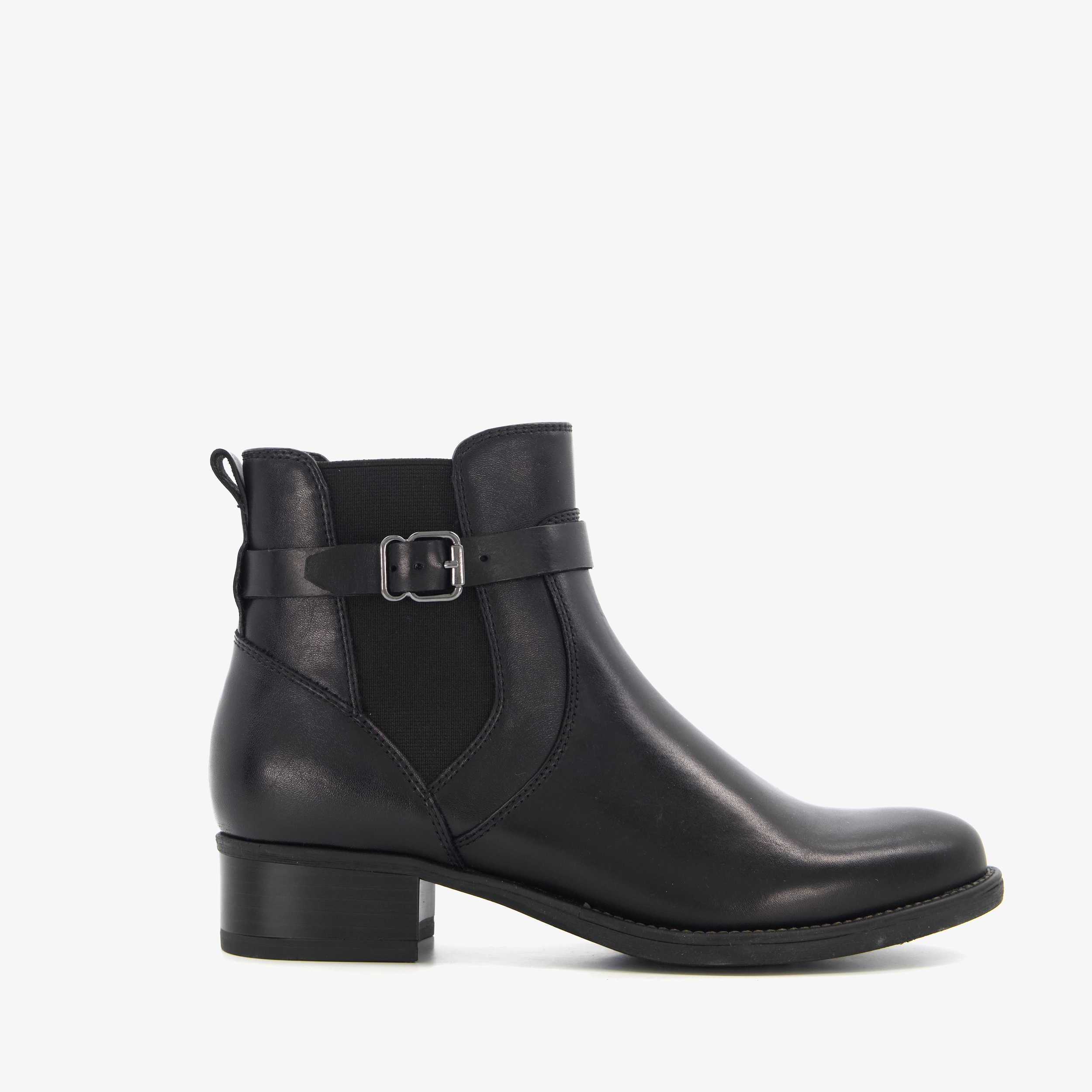 Tamaris Dames Enkellaarsjes Textiel Enkellaars Met Blokhak