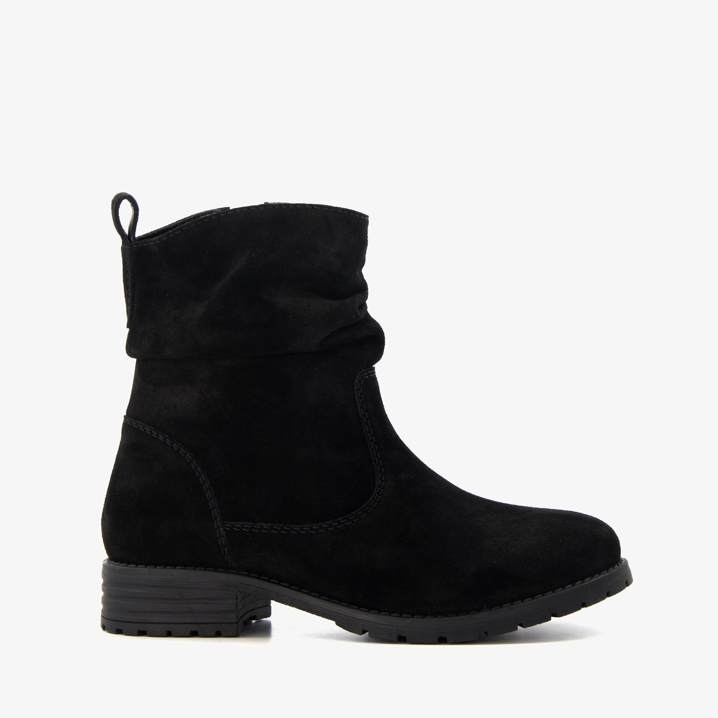 Hush Puppies suède dames enkellaarsjes zwart online bestellen Scapino