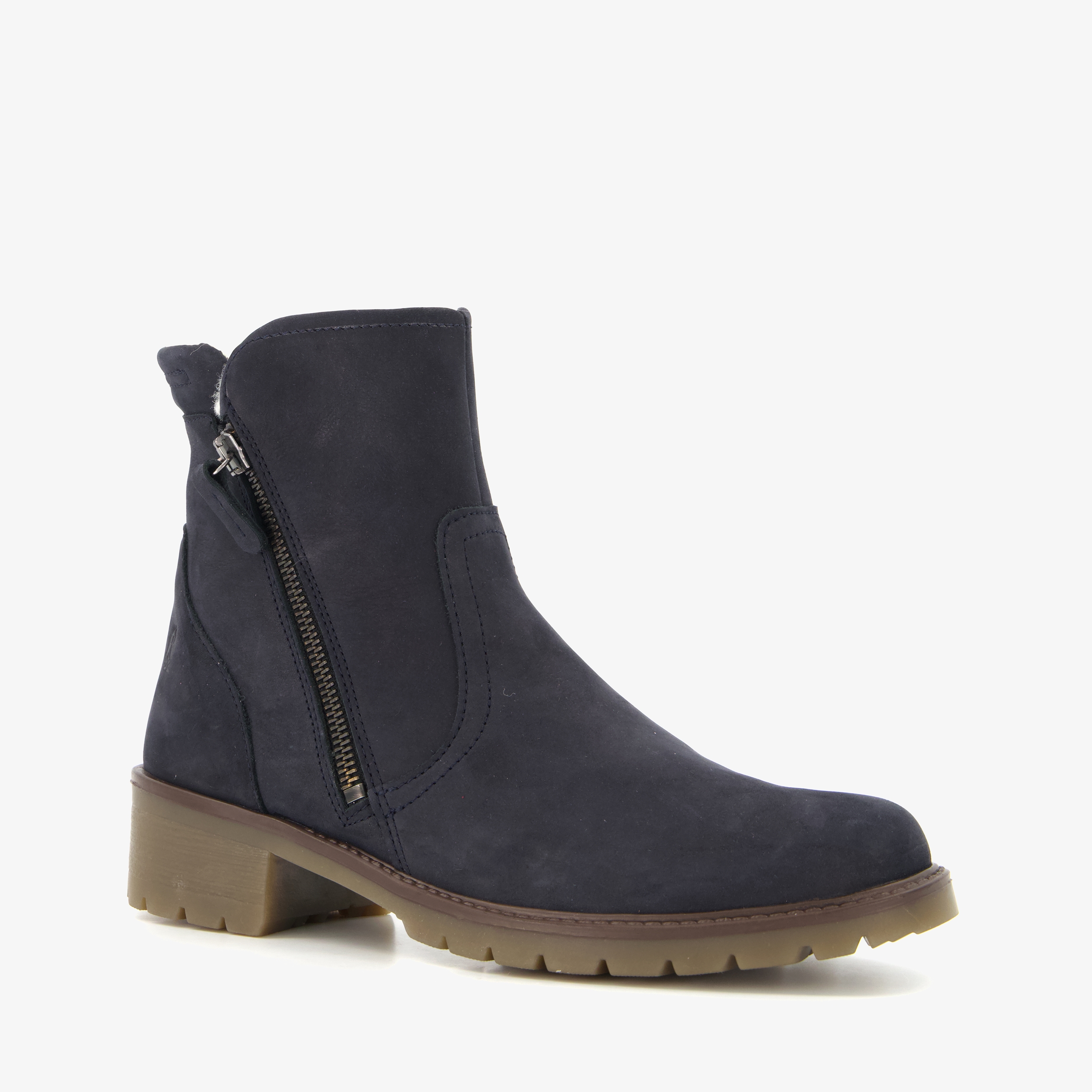 hush puppies leren dames veterboots