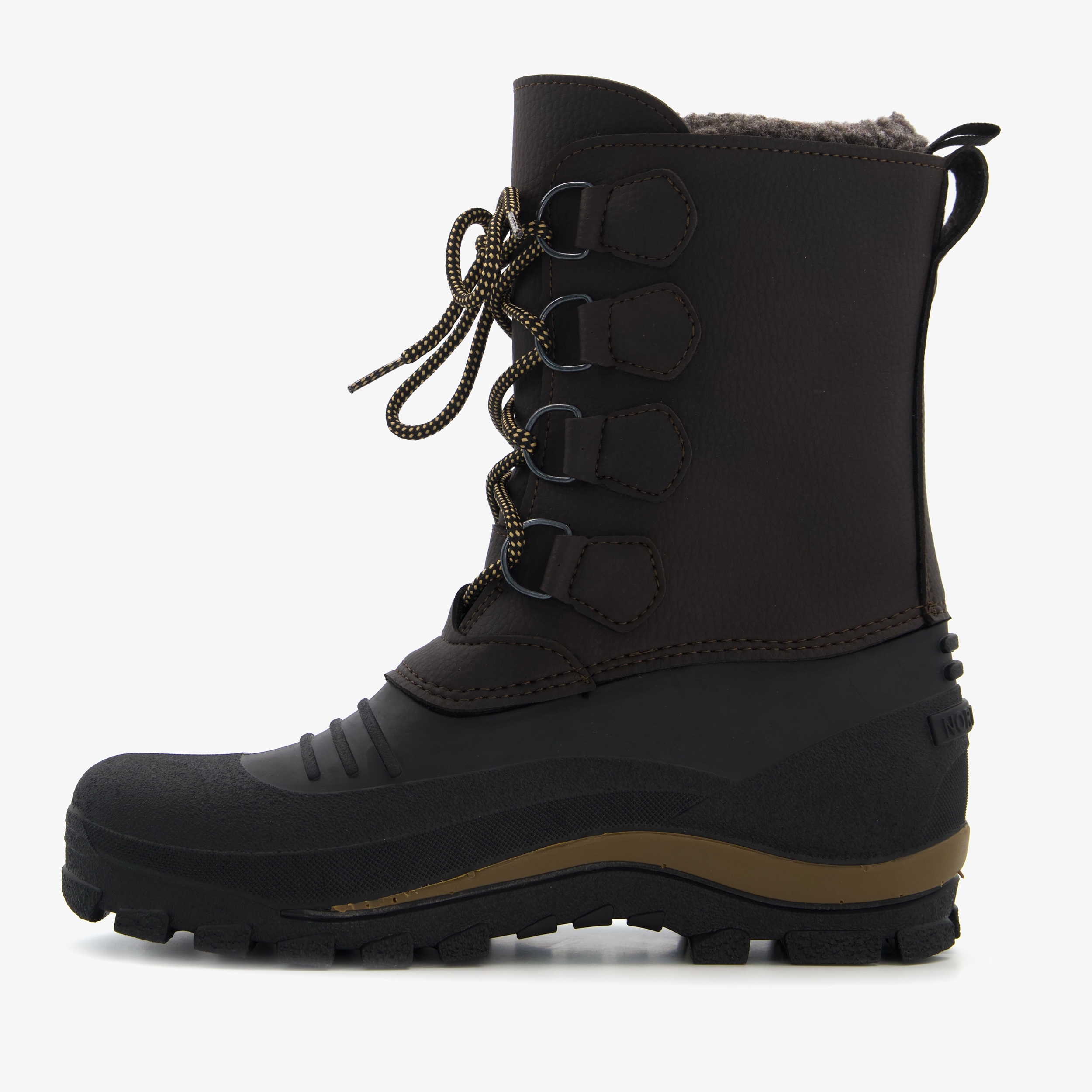 Kjelvik gevoerde heren snowboots zwart online bestellen Scapino