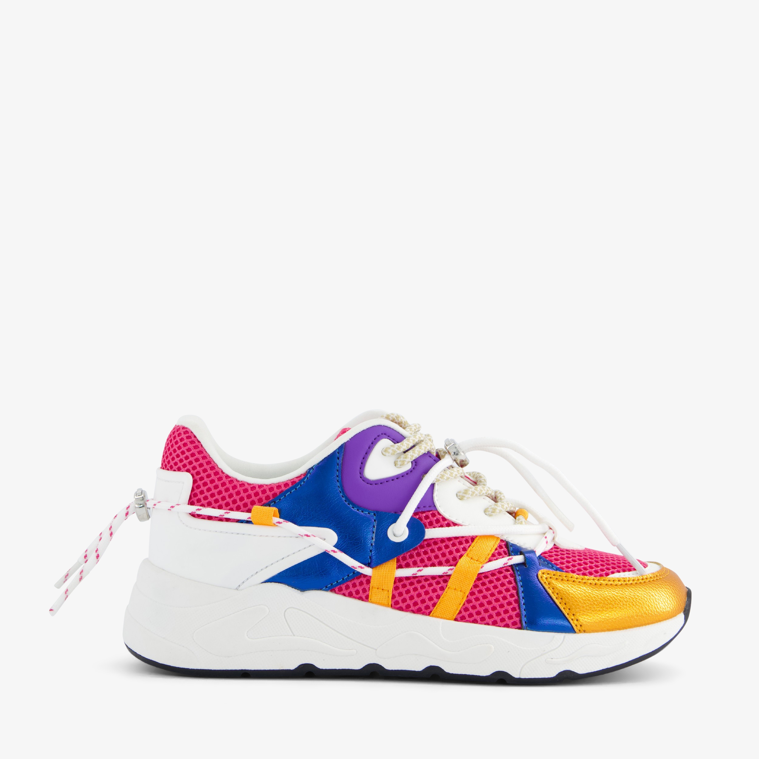 Blue Box dames multi color dad sneakers met veter online bestellen ...