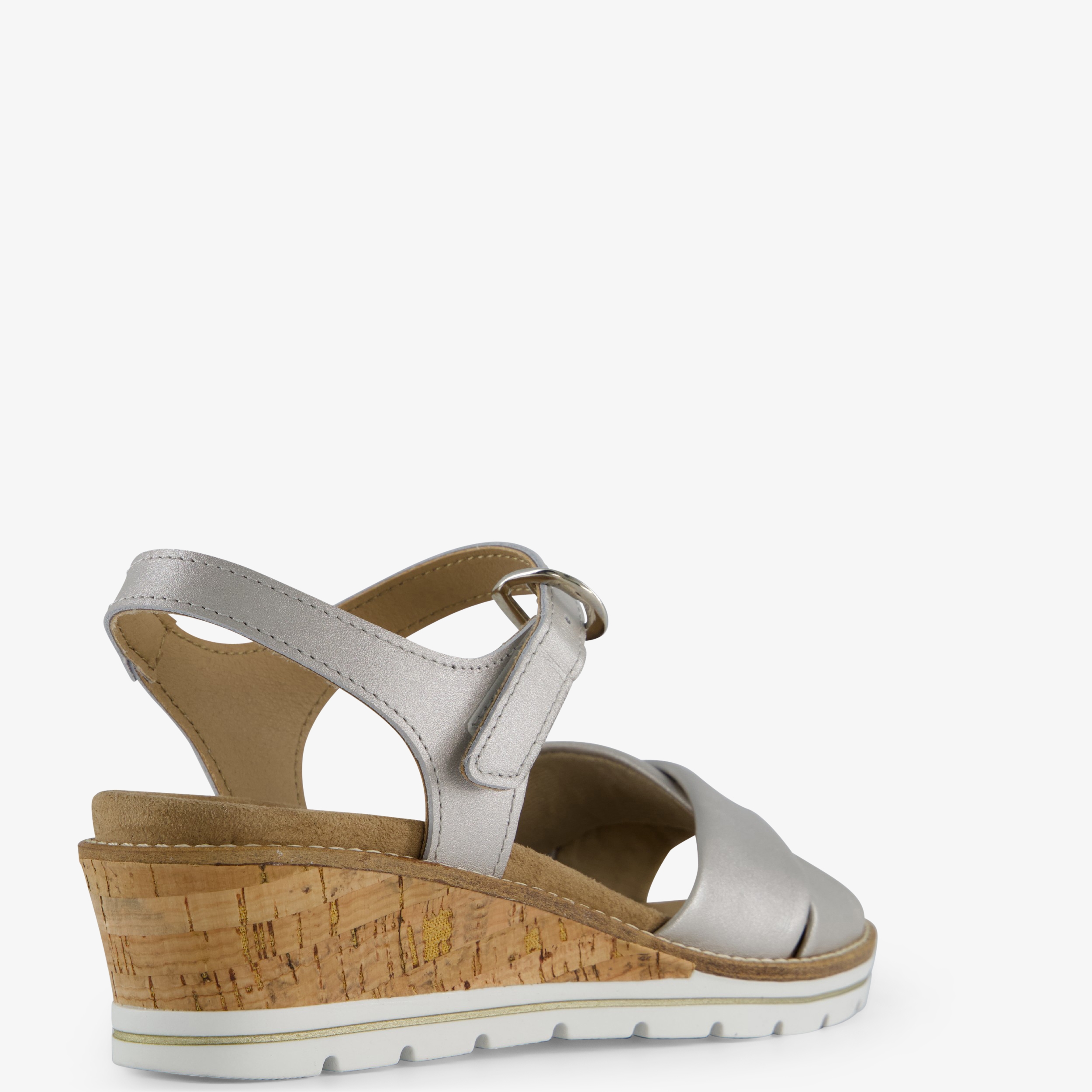 donkerblauwe sandalen met sleehak