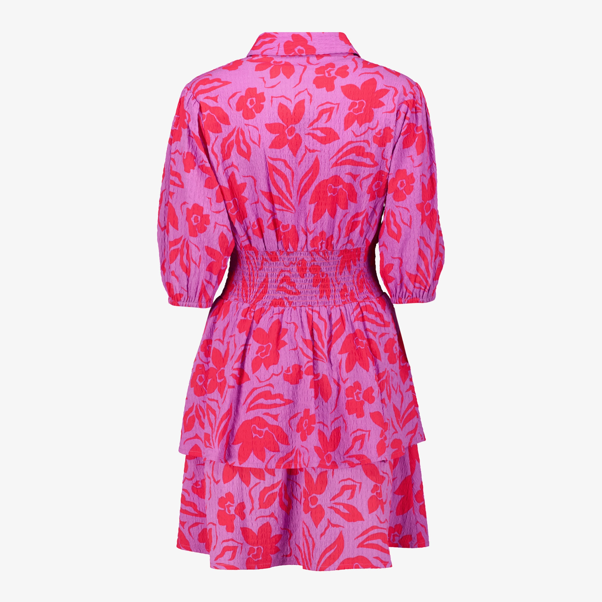 TwoDay dames jurk met bloemenprint roze online bestellen | Scapino